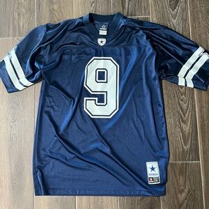 Team Apparel Dallas Cowboys Blue Jersey #9 Tony Romo size L